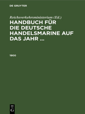 cover image of 1900